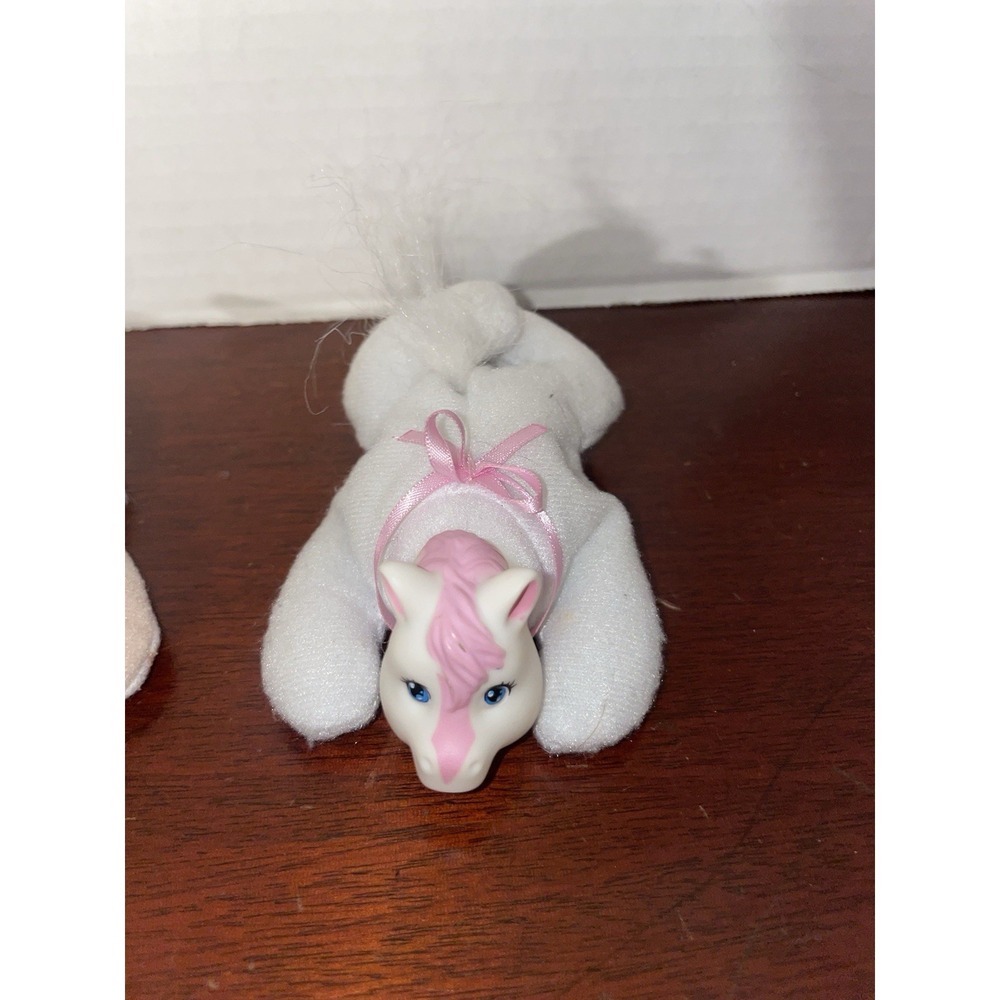 Vintage Hasbro Pony Surprise White and Pink Replacement Baby Pony